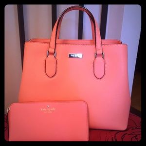 Authentic Kate Spade Cameron Tote Purse & wallet